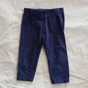 Pink Vanilla Navy Capri Leggings, 3T
